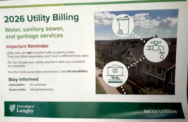 March 31 or July 2? Langley Township Council’s Utility Bill Due Date Decided