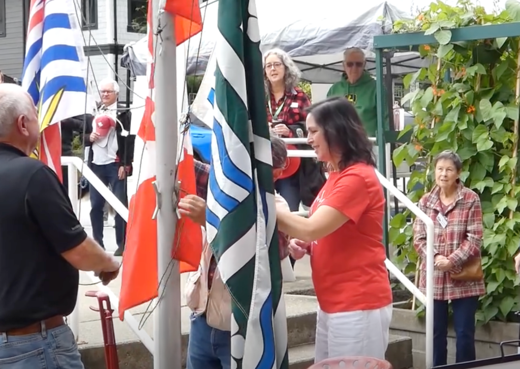 Anonymous Reddit Claim Alleges Comments During Fort Langley Flag&nbsp;Raising